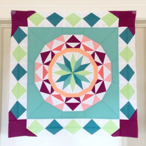 Celestial Star with border pattern by Jenn, @jennrossotti