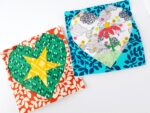 Heart Attack Blocks Star & Flower by Diane Bohn