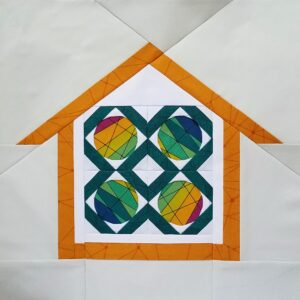 fbp Locked in Spots 4 -3 inch quilt block Home Lovin Quilt