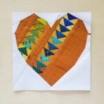 Heart Attack Mini Geese quilt block