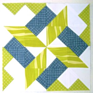 Starry Skyline Quilting Bee Block by Diane, @fromblankpages